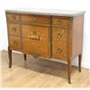 Image 2 : French Satinwood & Walnut Inlaid Commode