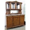Image 1 : 2-Part Marble Top Curio Cabinet Top Sideboard