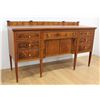 Image 2 : Inlaid Mahogany Sideboard with Backsplash
