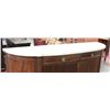 Image 3 : French Demilune Marble Top Sideboard