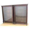 Image 1 : Pair Empire Style Mahogany Bookcases