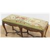 Image 2 : Carved Walnut French Style Needlepoint Bench