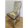 Image 3 : Set 6 Carved Paint-Decorated Dining Room Chairs