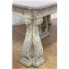 Image 3 : Carved Off-White Finish Walnut Dining Table