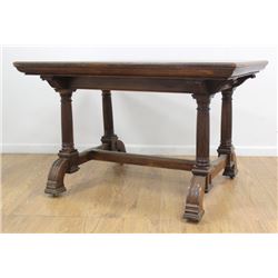 Oak Library Table