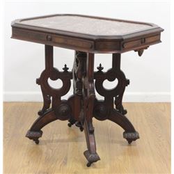 Marble Top Victorian Table