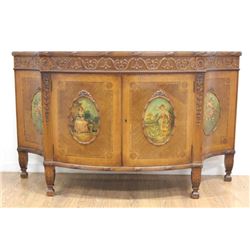 Adam Style Satinwood Commode