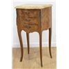 Image 3 : Pair French Marble Top Tulipwood Commodes