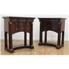 Image 1 : Pair Empire Style Mahogany Side Tables