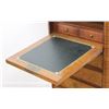 Image 3 : French Walnut Marble Top Abatant Drop-Front Desk