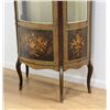 Image 2 : Demilune French Curio Cabinet