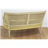 Image 4 : Pair Mid-Century Cane Back Loveseats