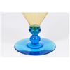 Image 2 : Steuben Amber & Blue Fan Vase