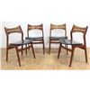 Image 1 : 4 Danish Modern Teak Side Chairs
