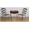 Image 1 : 3-Piece Bistro Set, Table with 2 Chairs