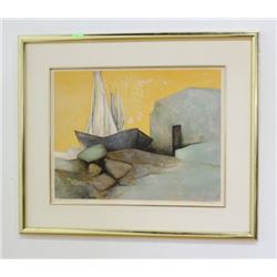 Claude Gaveau, "Le Bateaux"