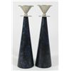 Image 2 : 2 Pairs Mid-Century Modern Candlesticks
