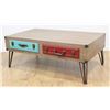 Image 1 : :Campaign Style Pickled Wood Coffee Table