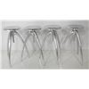 Image 1 : :Set 4 Chrome Stools After Philipe Starck