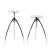 Image 4 : :Set 4 Chrome Stools After Philipe Starck