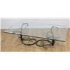 Image 2 : :Polychromed Wrought Iron Vine Coffee Table