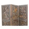 Image 2 : 3-Part Asian Carved Screen