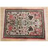 Image 1 : Silk & Wool Persian Scatter Rug/Carpet