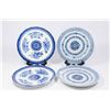 Image 1 : 2 Pairs Asian Blue & White Plates