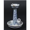 Image 1 : :Chinese Blue & White Porcelain Candlestick