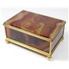 Image 2 : Continental Gilt Metal & Agate Box