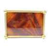 Image 6 : Continental Gilt Metal & Agate Box