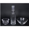 Image 1 : 3 Signed Crystal Pieces