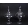 Image 1 : :2 Cut Crystal Covered Compotes