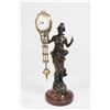 Image 1 : Bronze-Tone Classical Figural Swing Clock