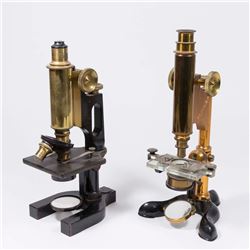 2 Bausch & Lomb Optical Co. Microscopes & Cases