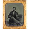 Image 3 : 4 Daguerreotypes of 19th Century Gentlemen