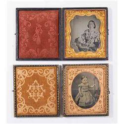 2 Daguerreotypes Including Post Mortem