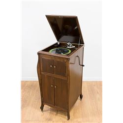 Victor Victrola Mahogany Standing Victrola