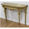 Image 2 : French Louis XVI Style Marble Top Console
