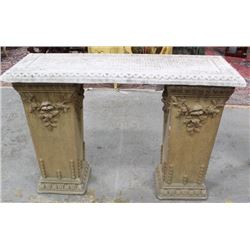 Cement Garden Console