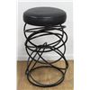 Image 2 : Pair Modern Wrought Iron Bar Stools