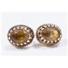 Image 3 : :14K Yellow Gold Pin & Earrings with Citrine
