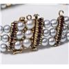 Image 2 : :Pearl & Ruby 14K Yellow Gold Bracelet
