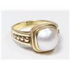 Image 1 : 14K Yellow Gold & Pearl Ring