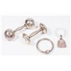Image 1 : 4 Silver Rattles
