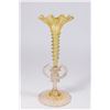 Image 1 : Venetian Gilt Mottled Glass Bud Vase