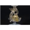 Image 2 : Venetian Gilt Opaline Glass Dolphin Vase