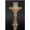 Image 4 : Venetian Gilt Clear Glass Dragon Candlestick