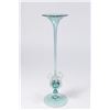 Image 1 : Venetian Turquoise & Clear Glass Bud Vase