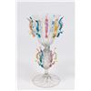 Image 1 : Venetian Multicolored & Clear Glass Goblet